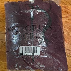 Victoria’s Secret pink half zip teddy